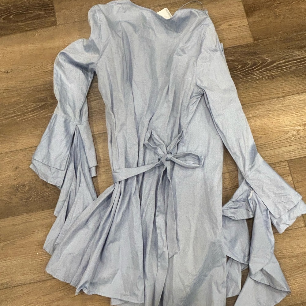 C/MEO Collective light blue with bell sleeve shirt - Picture 4 of 5